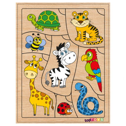 Bil Bakalım Kime Ait Hayvanlar Ahşap Puzzle