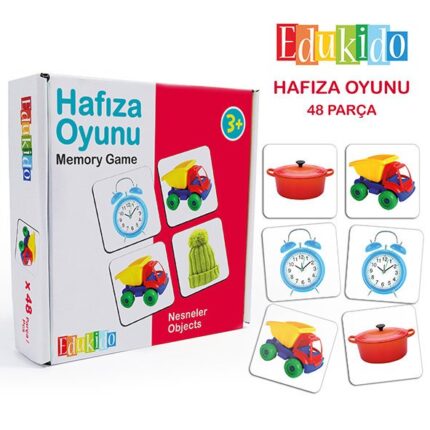 Edukido Hafıza Oyunu Gerçek Nesneler